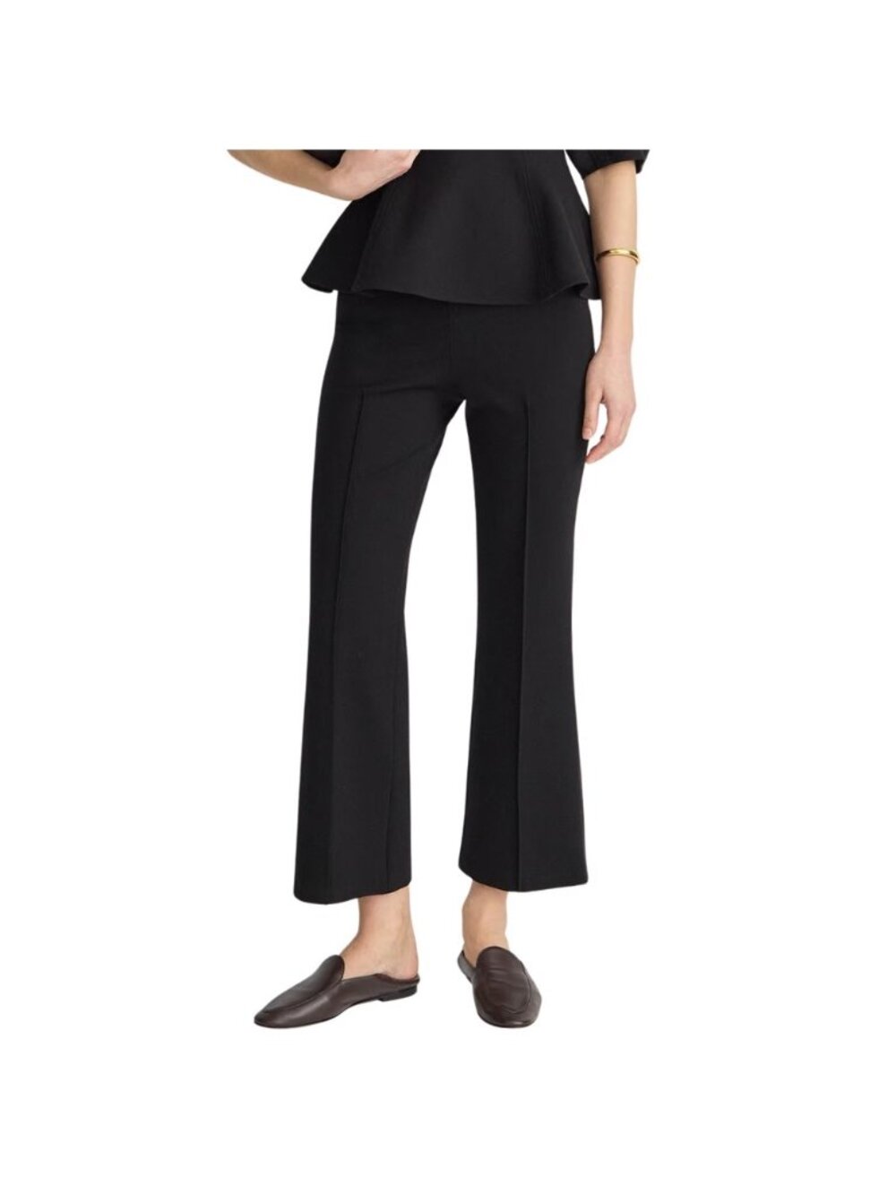 V-43. Apiece Apart Ponte Rene Pull On Pant Black
